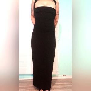Perfect long black dress